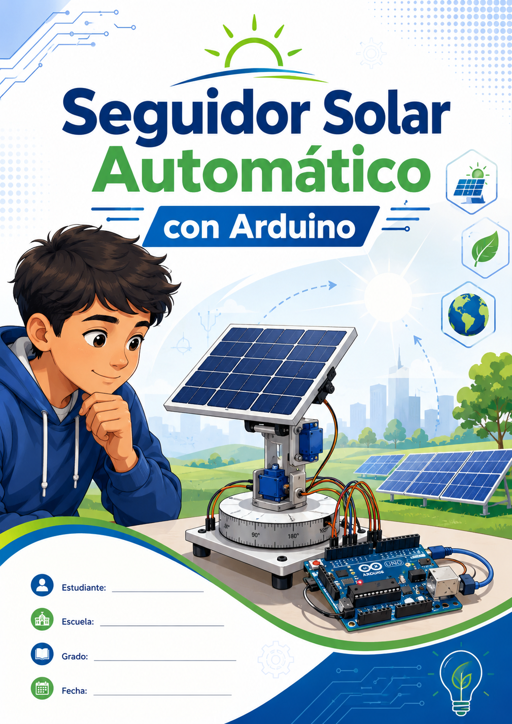 Seguidor Solar Automático con Arduino